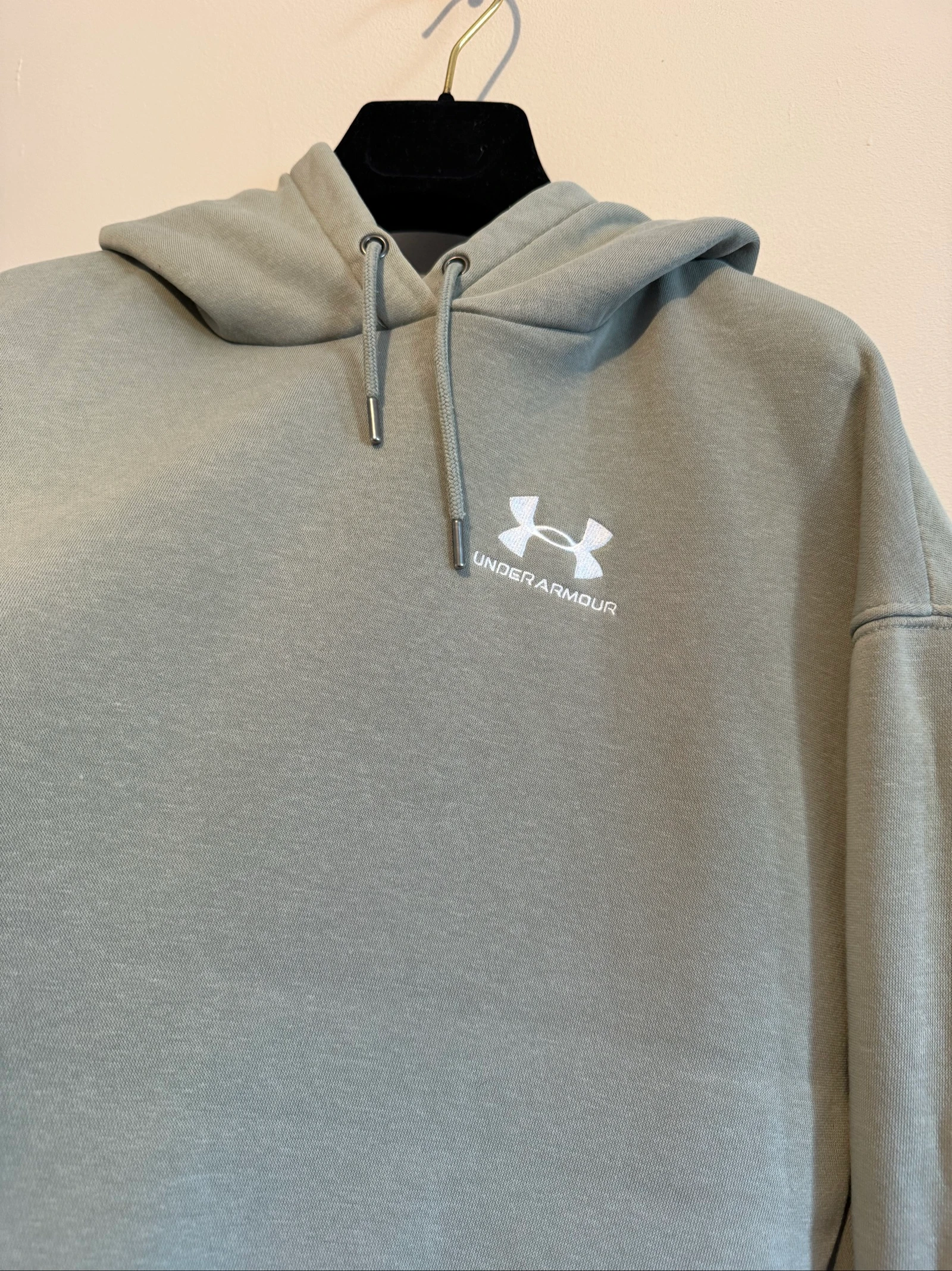 Under Armour men's oversized khaki sage green hoodie – photo 4